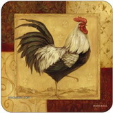 Pimpernel Loire Valley Rooster Coasters
